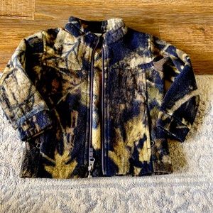 Columbia boys camo zip up sweatshirt 3T
